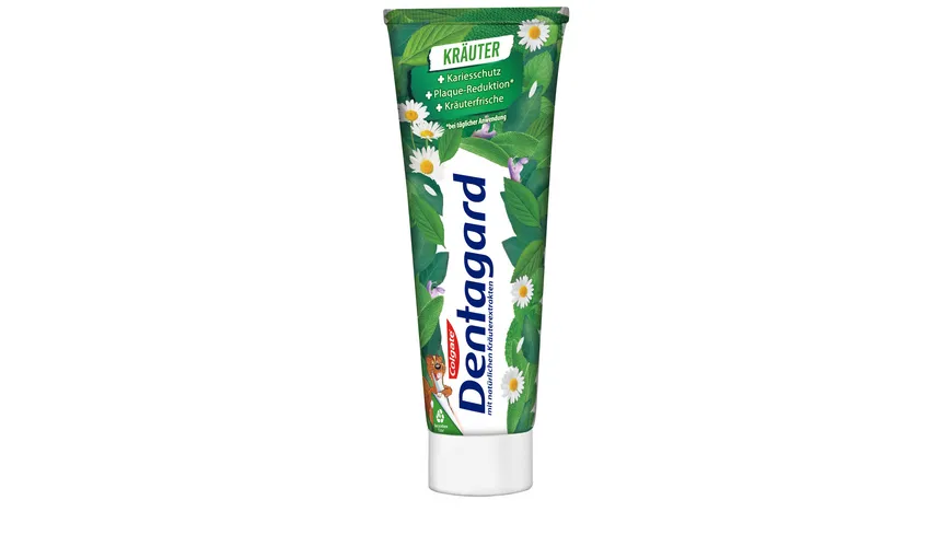 Dentagard Zahnpasta mit natürlichem Kräutergeschmack, kräftigt das Zahnfleisch und die Zähne 75 ml