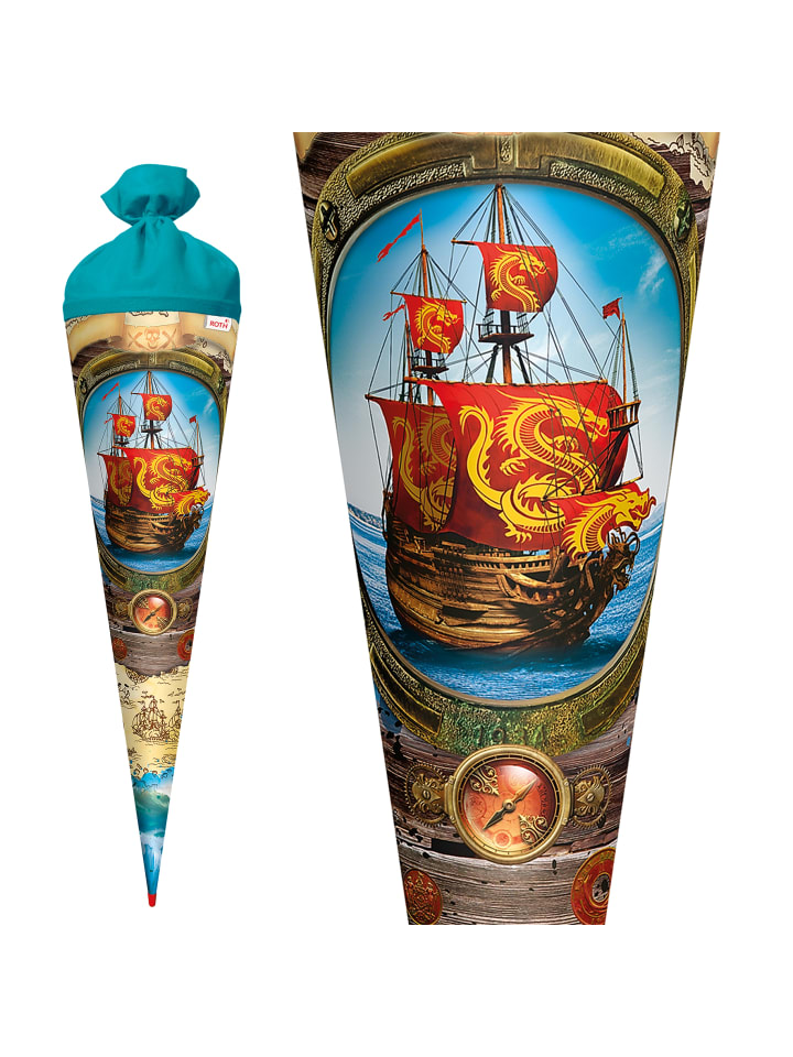 ROTH Schultüte groß Piratenschiff 70 cm in Bunt günstig kaufen onesize