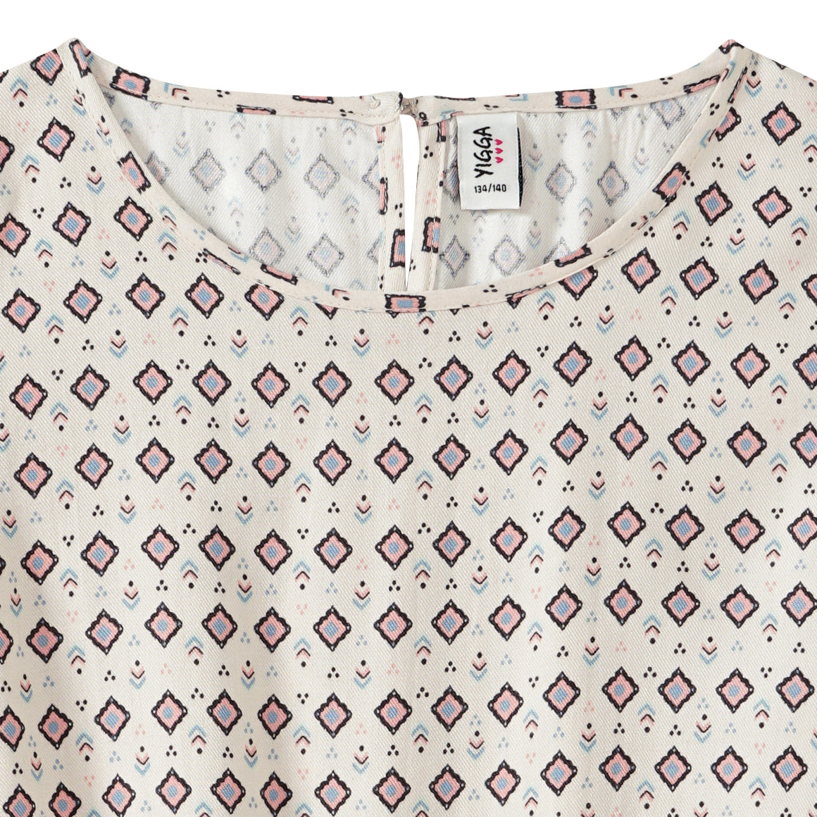 Mädchen Bluse mit Smok-Details
