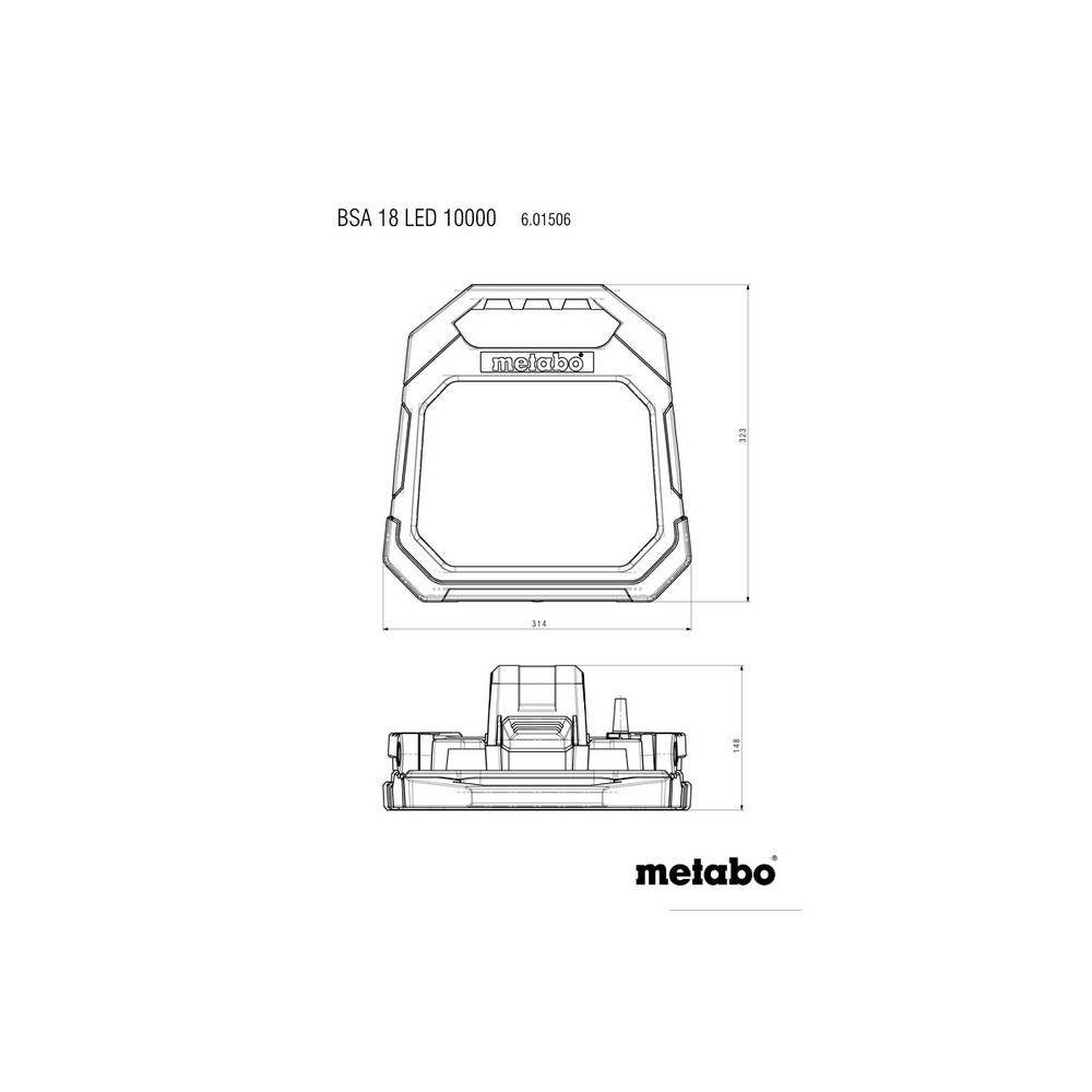metabo Baustrahler Akku-Baustrahler