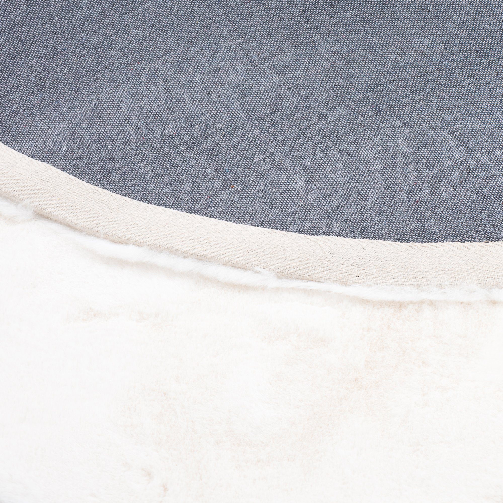 Fellteppich Luxus Super Soft Fellteppich Plush Rund, Pergamon, Rund, Höhe: 25 mm