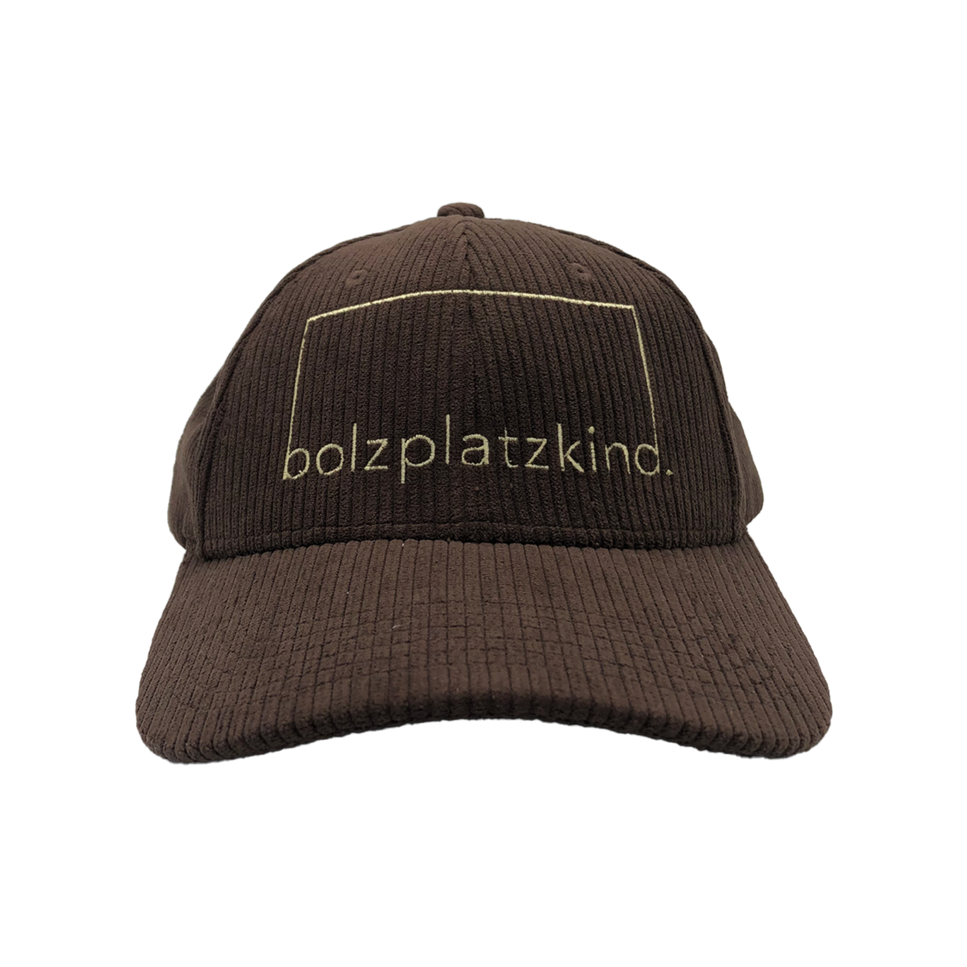 Bolzplatzkind Cord Cap Braun Vanille