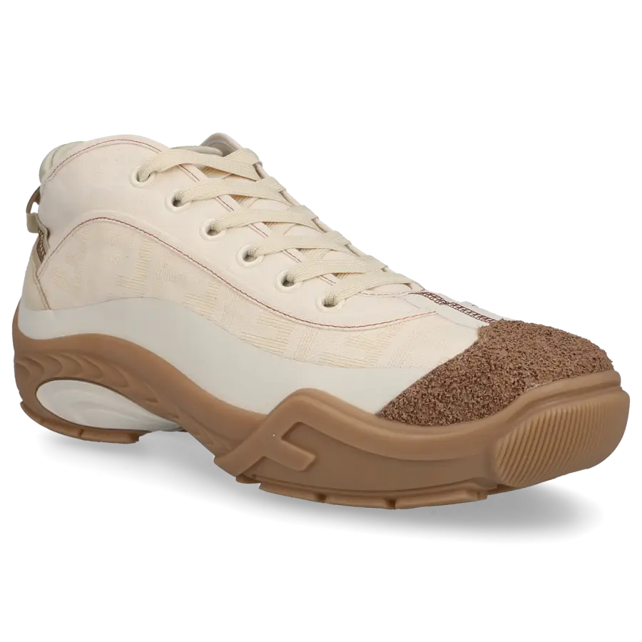 FENDI - Sneaker low LAB Textil - beige