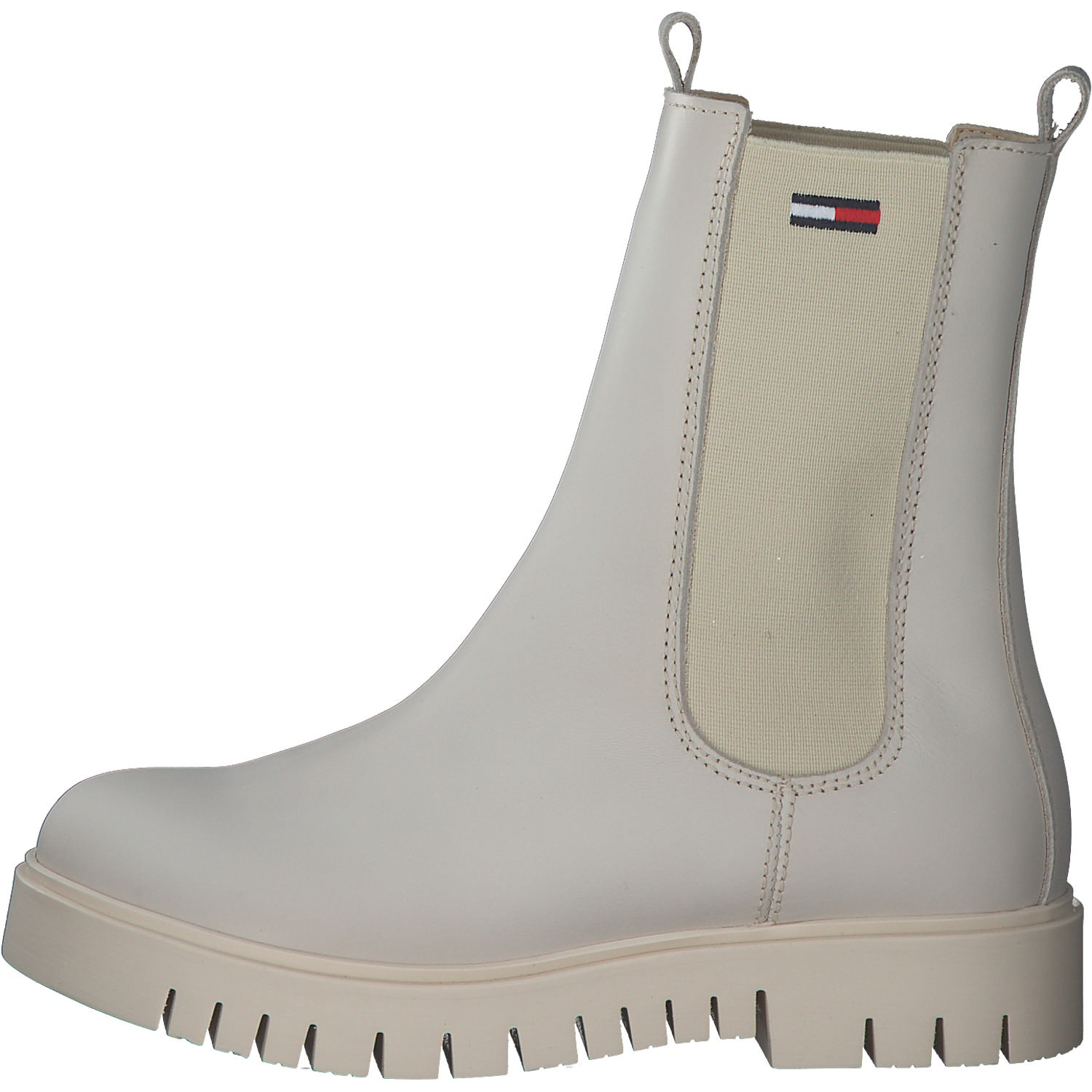 Tommy Hilfiger EN0EN01990, Chelsea Boots, Damen, Beige (Ivory)