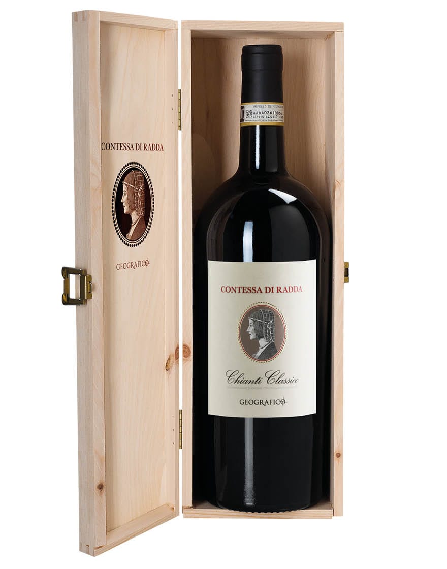 Chianti Classico DOCG Contessa di Radda 2020 Geografico Magnum 1,5 ℓ, Caisse bois