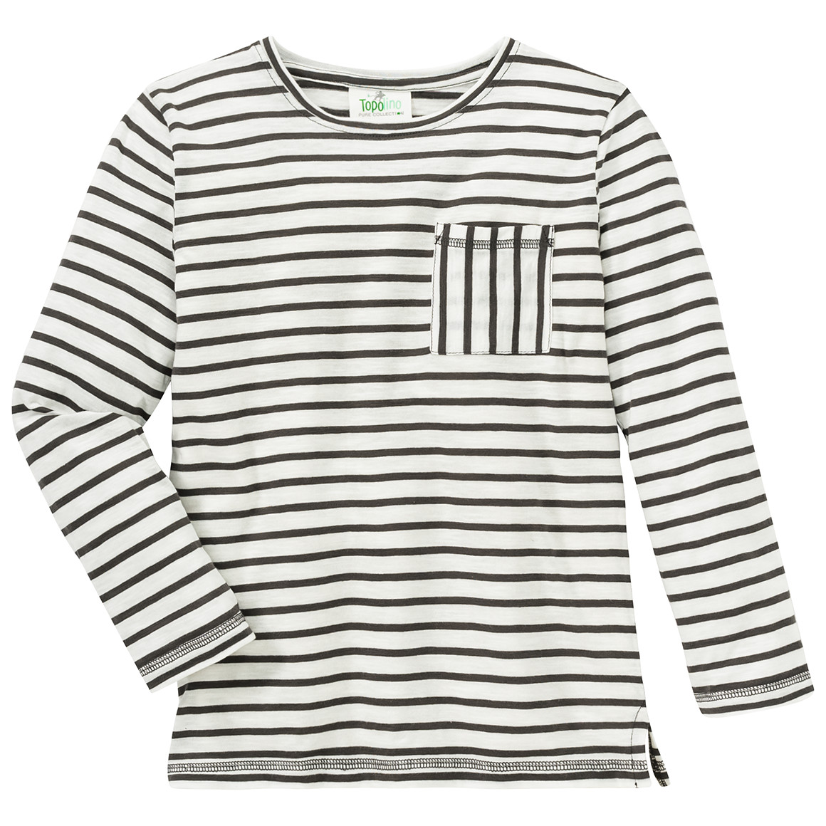 2 Kinder Langarmshirts mit Flammgarn