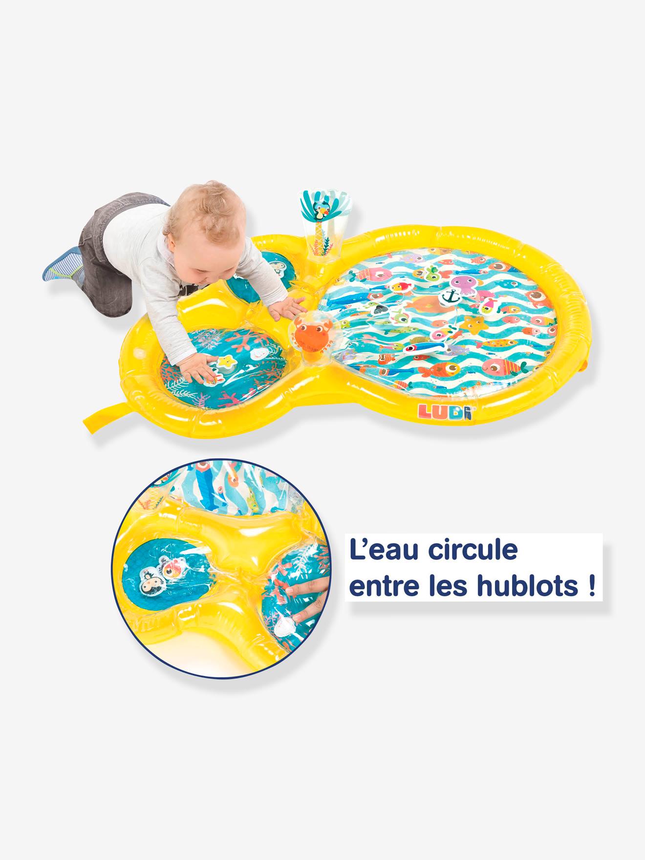 Tapis d'eau LUDI jaune