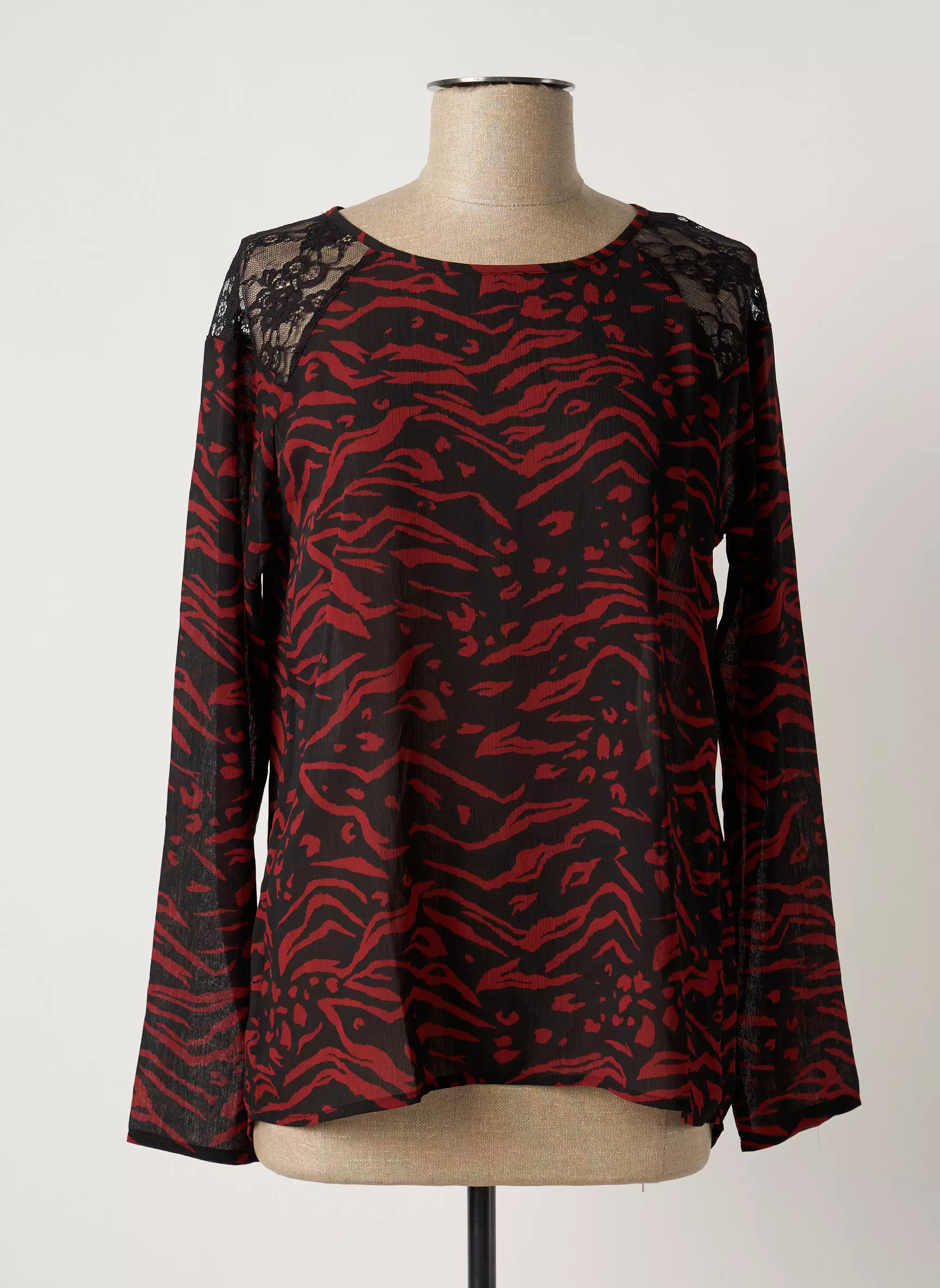 Only Blouses Femme couleur rouge