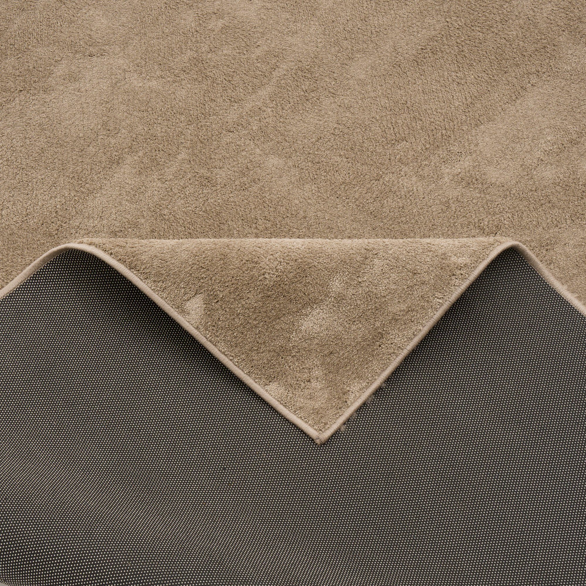 Hochflor-Teppich Luxus Super Soft Hochflor Langflor Teppich Melia, Pergamon, Rechteckig, Höhe: 20 mm