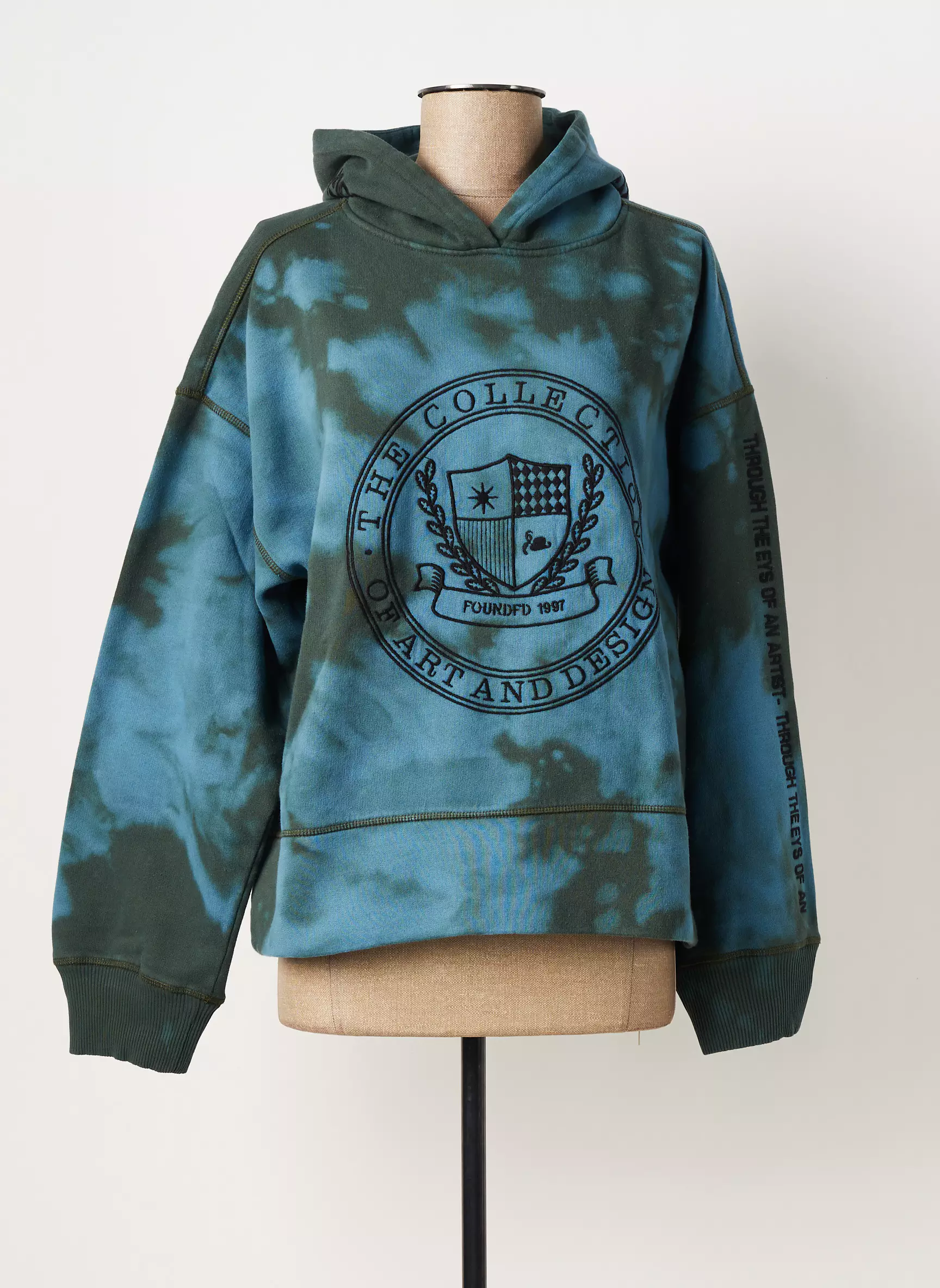 Nu Sweat Capuche Femme couleur bleu