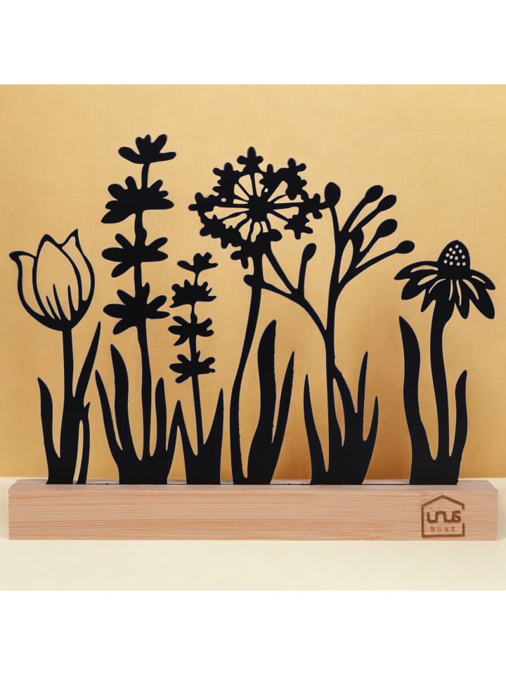 UNUS Aufsteller Blumenwiese in Schwarz günstig kaufen onesize