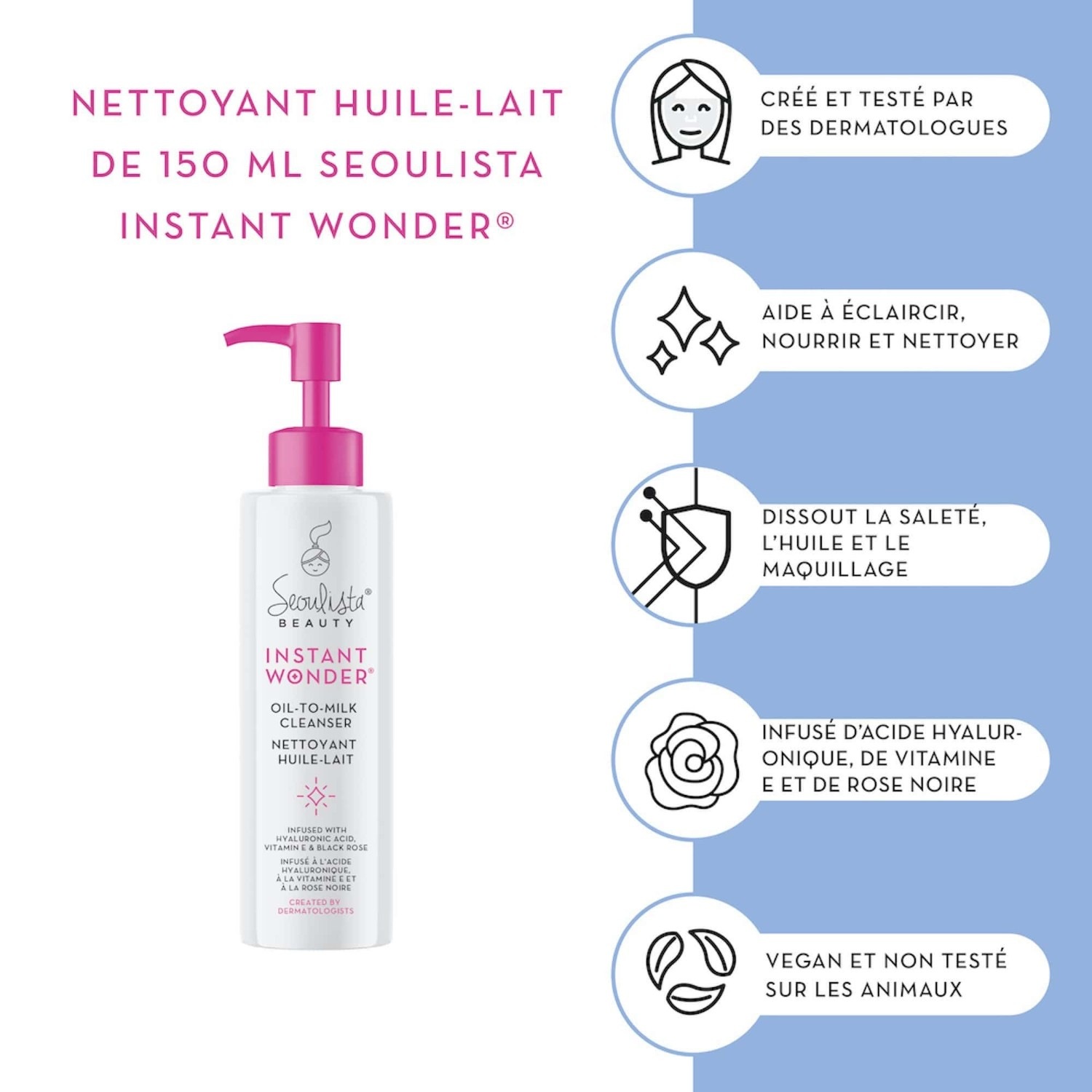 Seoulista Beauty eļļas-pieniņa tīrīšanas līdzeklis