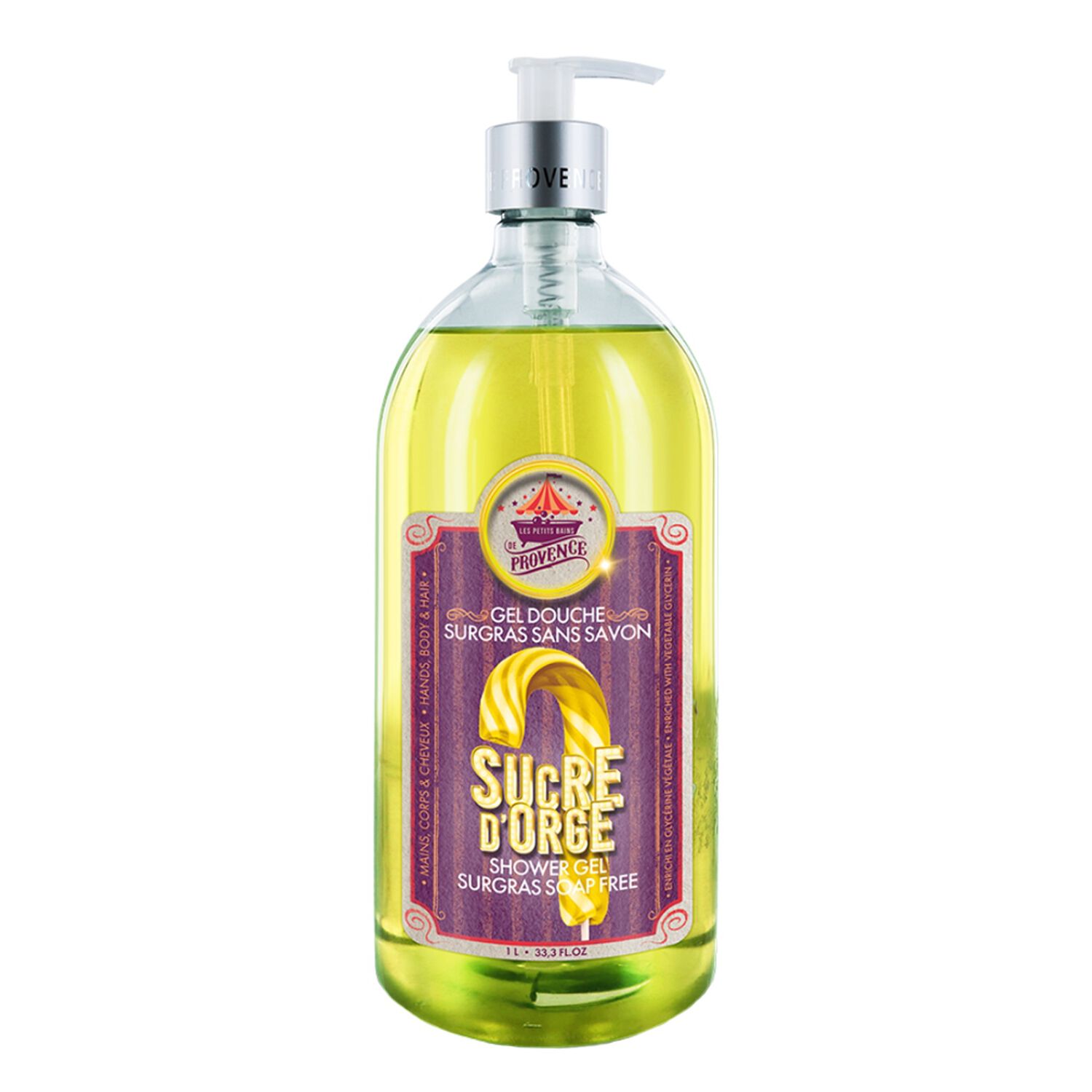 Les Petits Bains de Provence Gel Douche Fête Foraine Sucre d'Orge