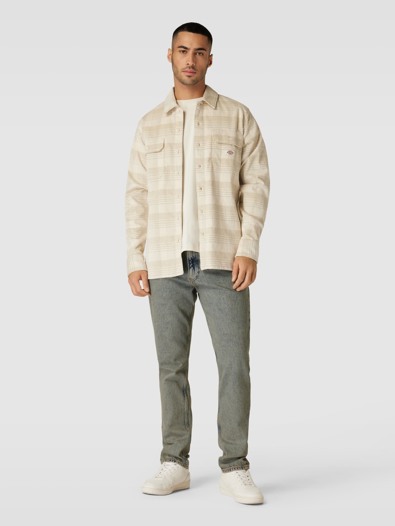 Authentic Straight Fit Jeans im Used-Look in jeans