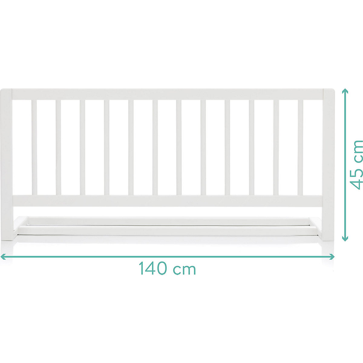 Bettgitter Lea 100x45 cm weiß