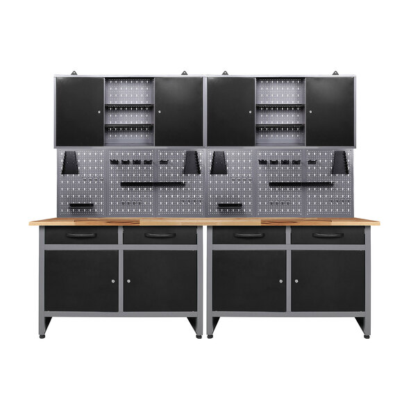 Werkstatt-Set Werner, 2 Schränke, 240 cm
