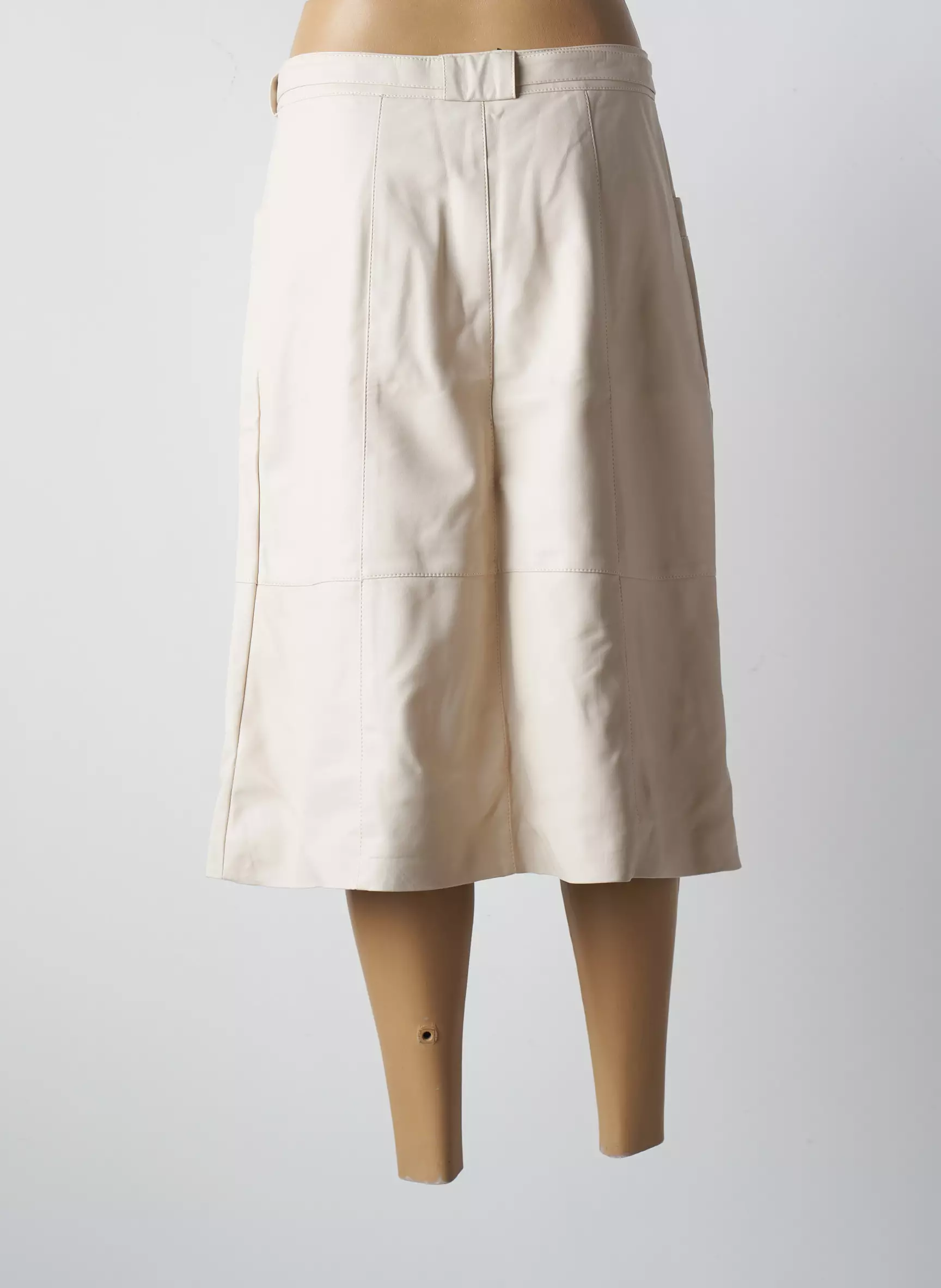 Morgan Jupes Mi Longues Femme couleur beige
