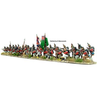28mm Napoleonic British Peninsular Infantry Centre Companies
