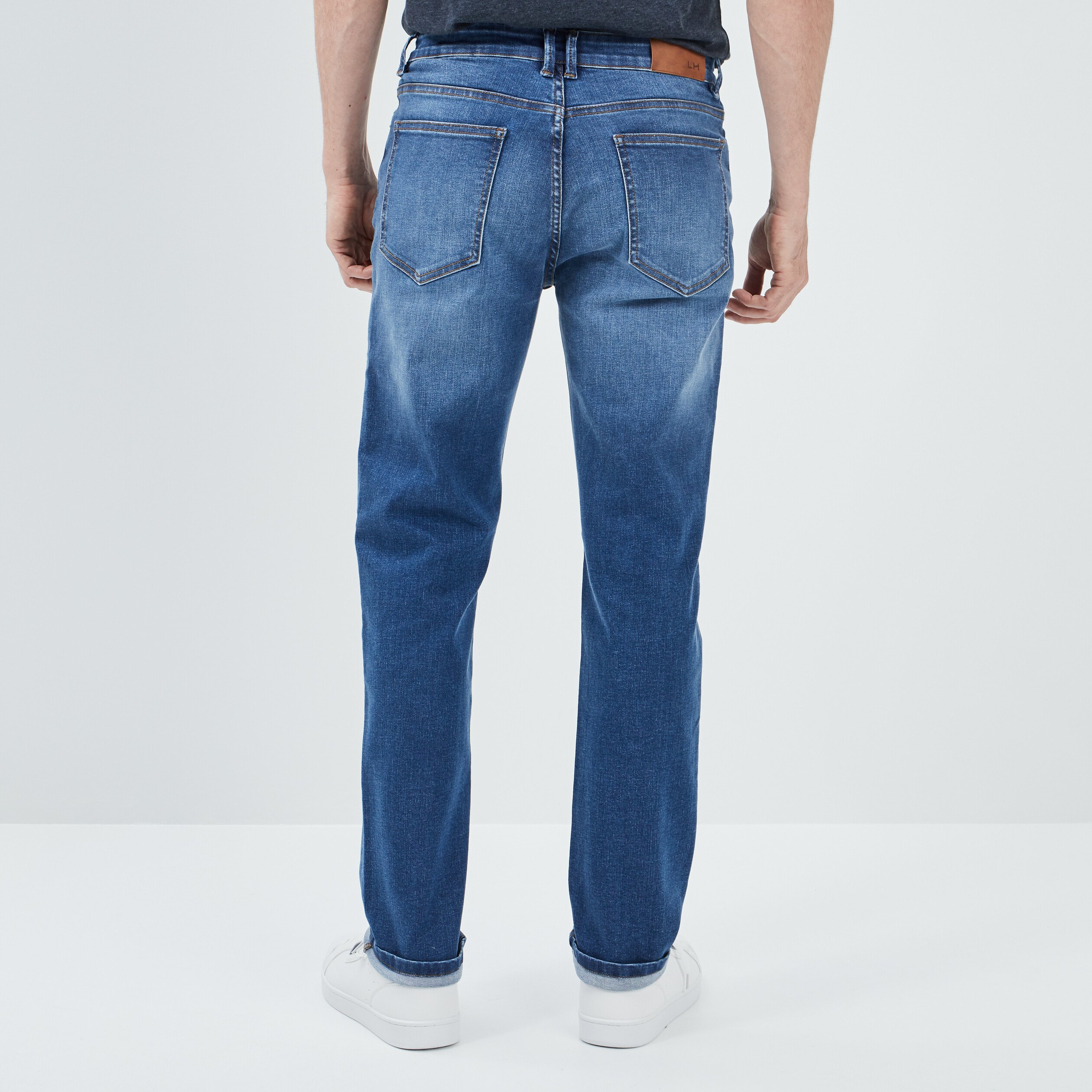 Jeans regular stretch denim double stone homme | La Halle