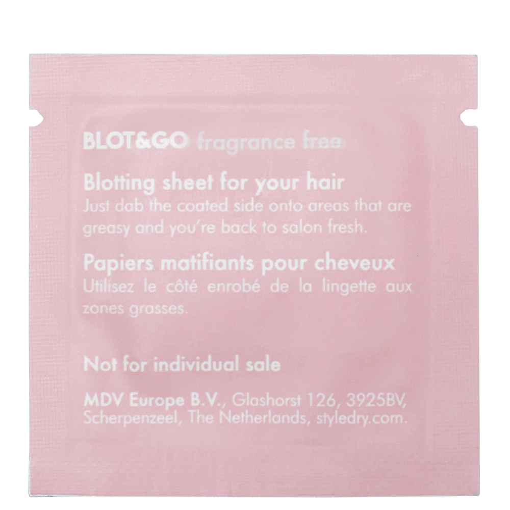Styledry Blot & Go fragrance free Papier absorbant matifiant