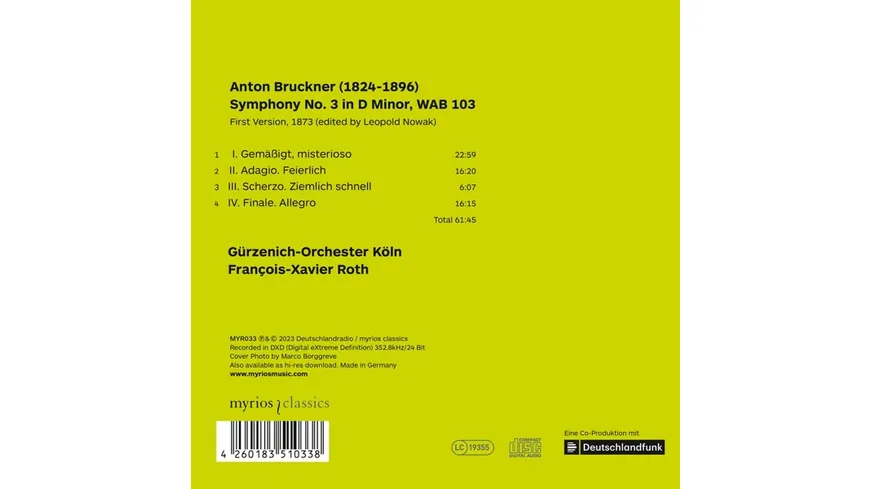 Symphony No. 3 in D Minor, WAB 103 (1873 version)
