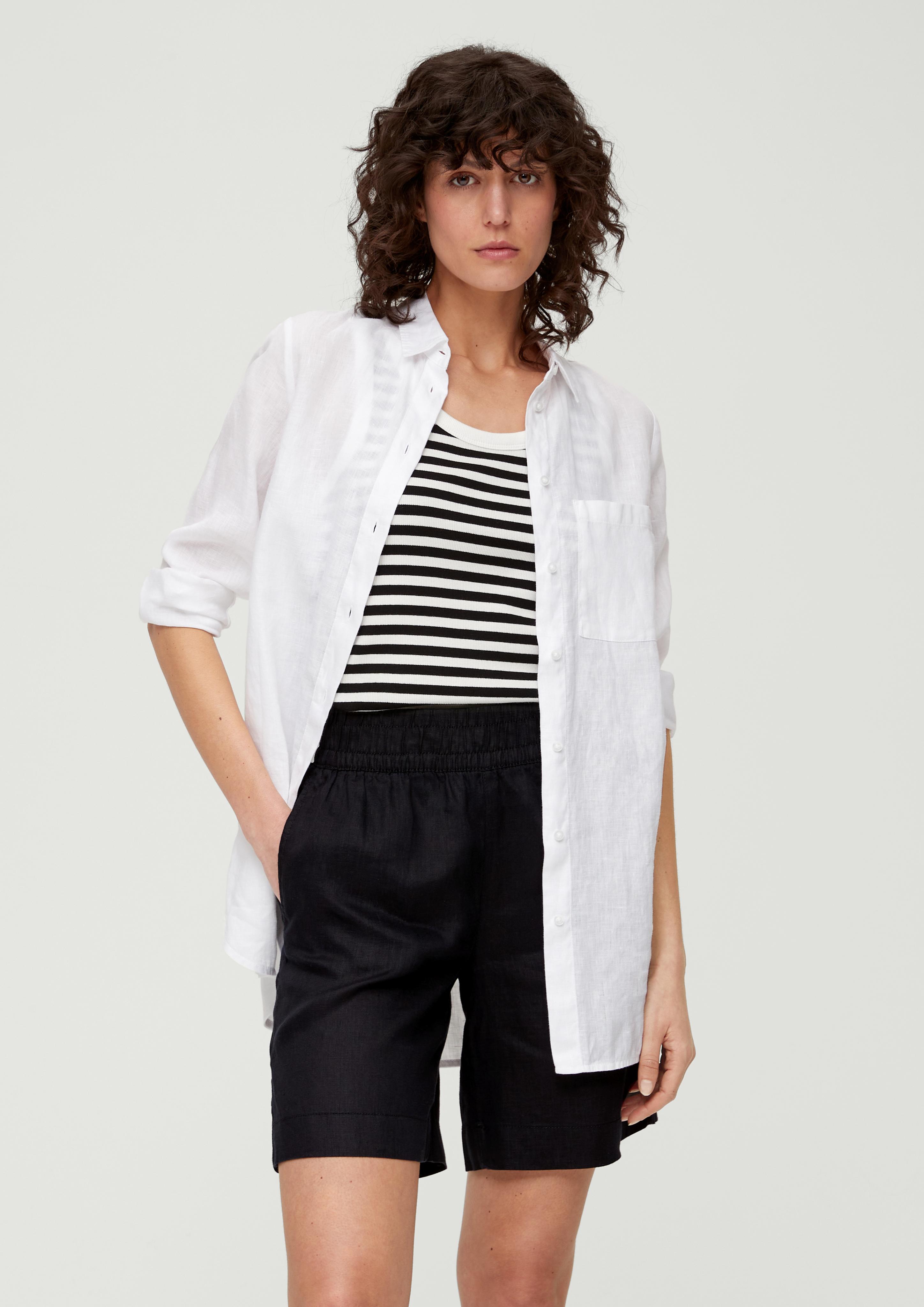 Wide Leg: Shorts aus Leinen  2130965-9999