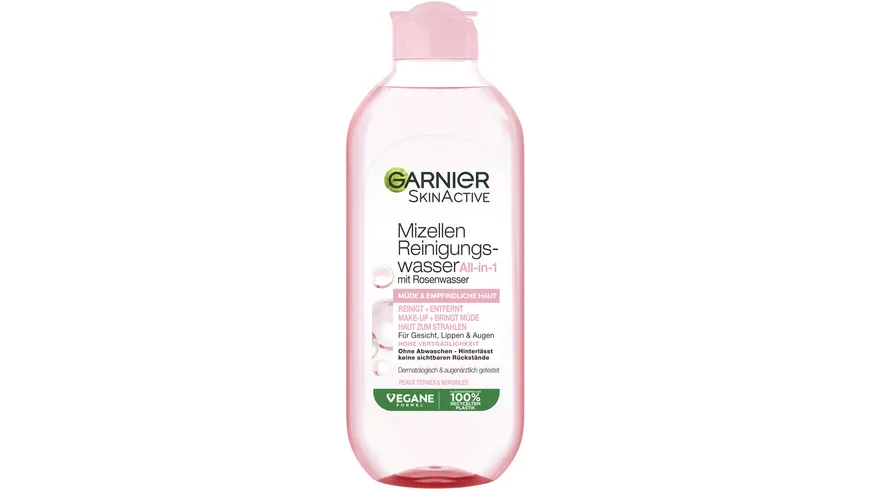 Garnier Skin Aktive Mizellenreinigungswasser Rose 400 ml