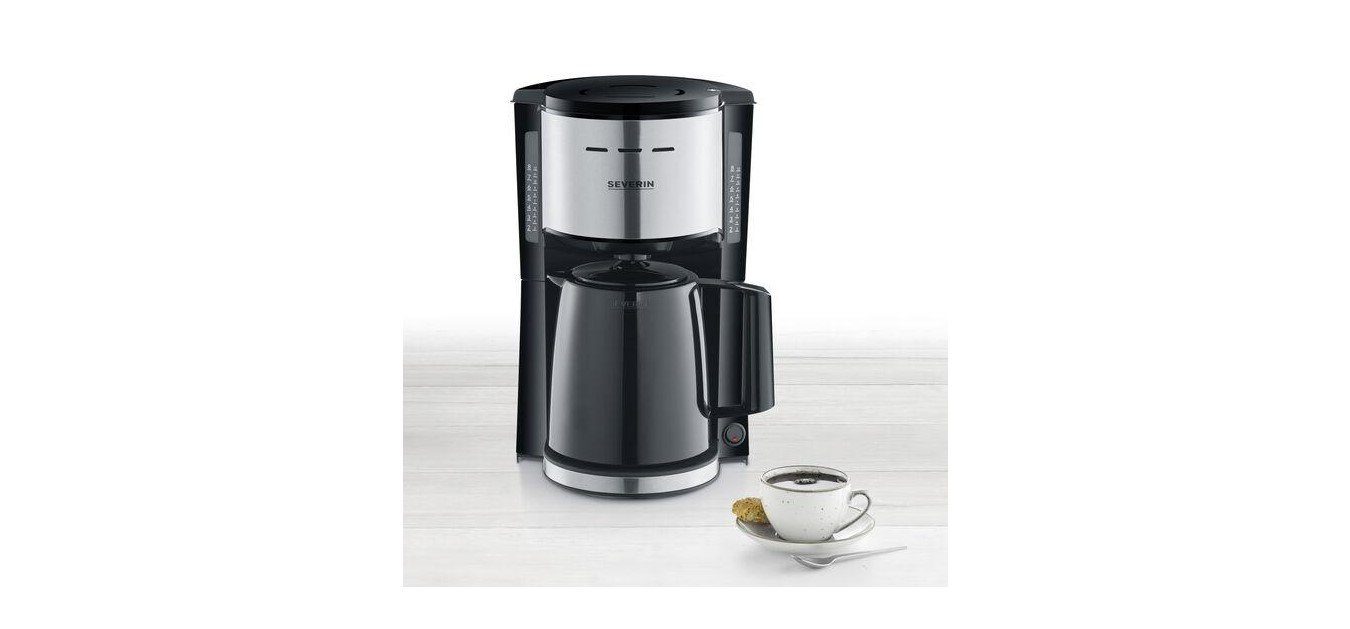 Severin Filterkaffeemaschine KA 9251, 1x4, Leichte Handhabung dank Durchbrühdeckel