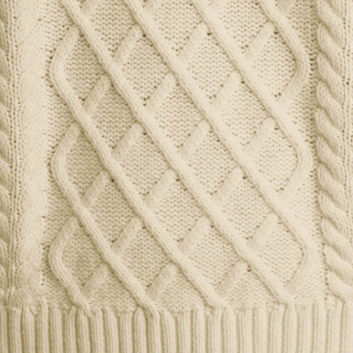 Damen Strickpullover mit Zopfmuster
