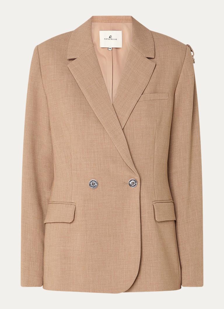 Fifth House Foster double-breasted blazer with flap pockets