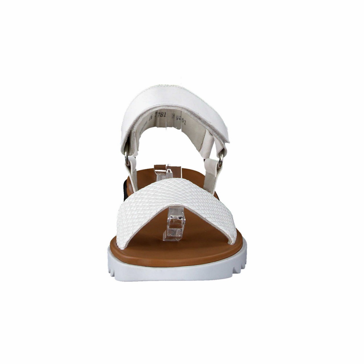 PAUL GREEN Klassische Sandalen weiss Braid/N.Nappa Offwhite