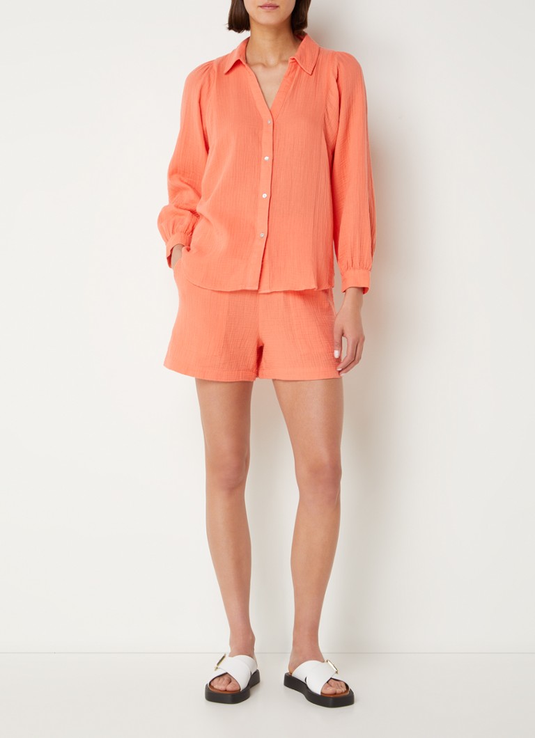 Bluza Rails Lo od organskog pamuka s puf rukavima