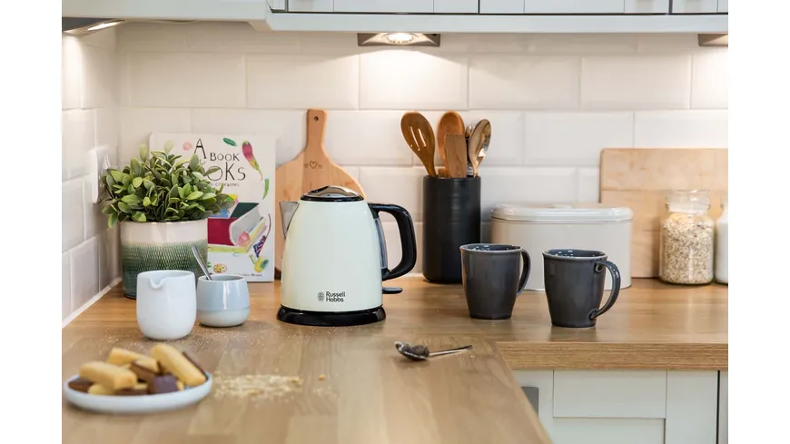 Russell Hobbs Wasserkocher Mini Colours Plus+ 24994-70 Classic Cream