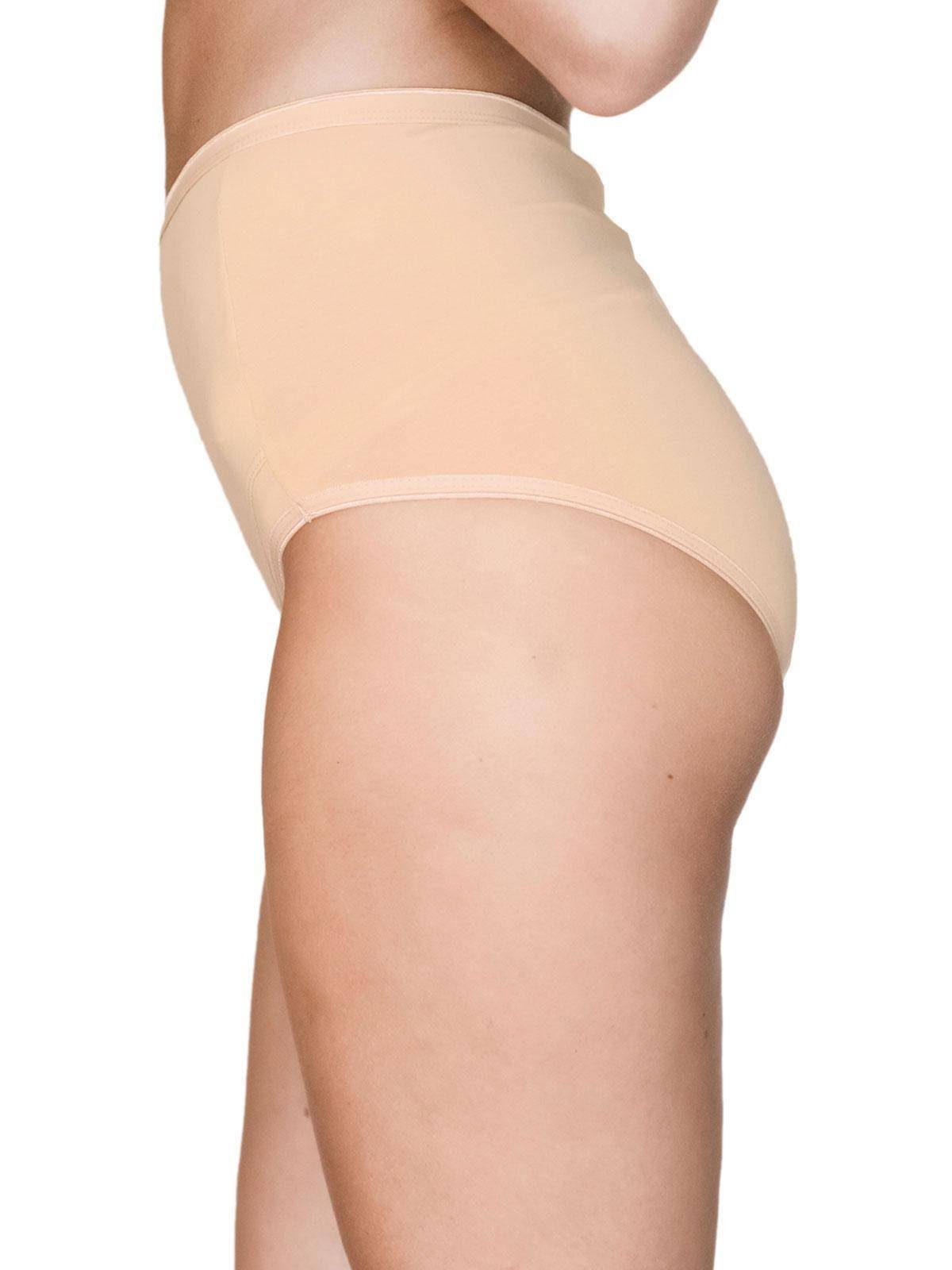 Doreanse Underwear Schwangerschaftsslip 3erPack Taillenslip Hohe Taille Hochbund Maxi Slip DA7000, Beige