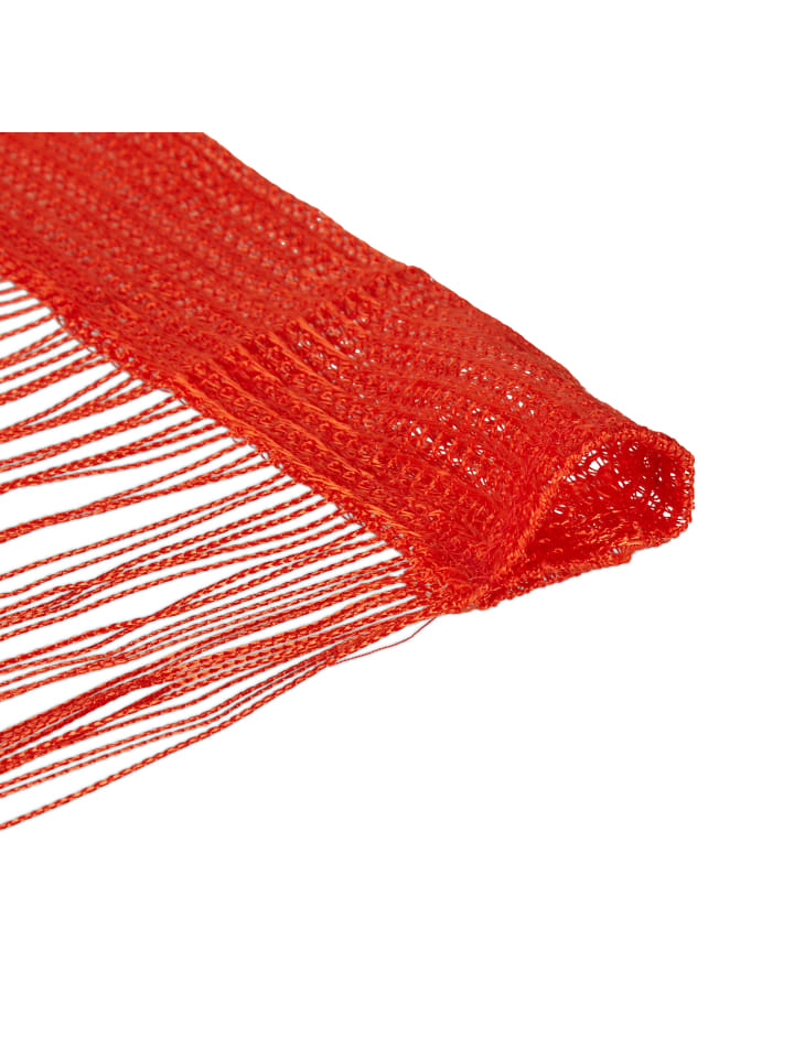 relaxdays Fadenvorhang in Rot - (L)245 x (B)90 cm günstig kaufen onesize