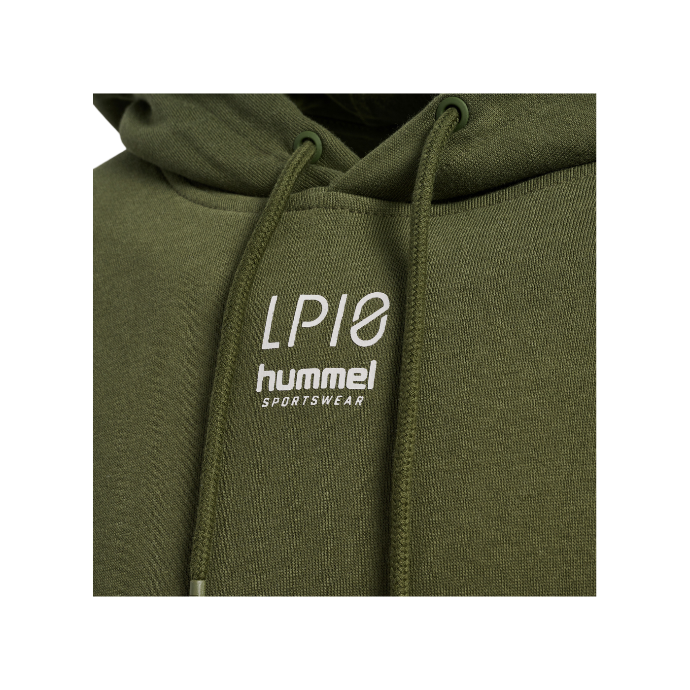 Hummel hmlLP10 Boxy Hoody Grün F6187