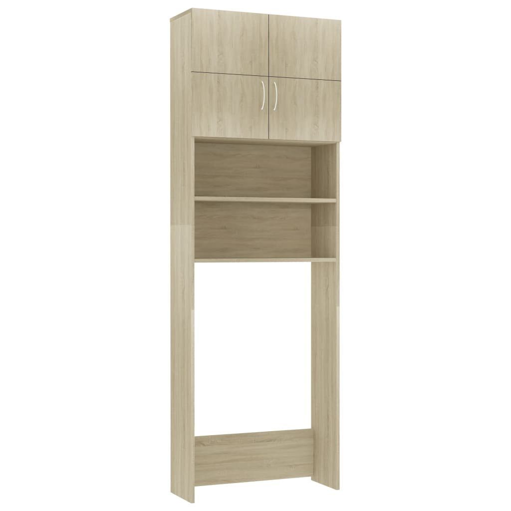 vidaXL Waschmaschinenumbauschrank Waschmaschinenschrank Sonoma-Eiche 64x25,5x190 cm Holzwerkstoff