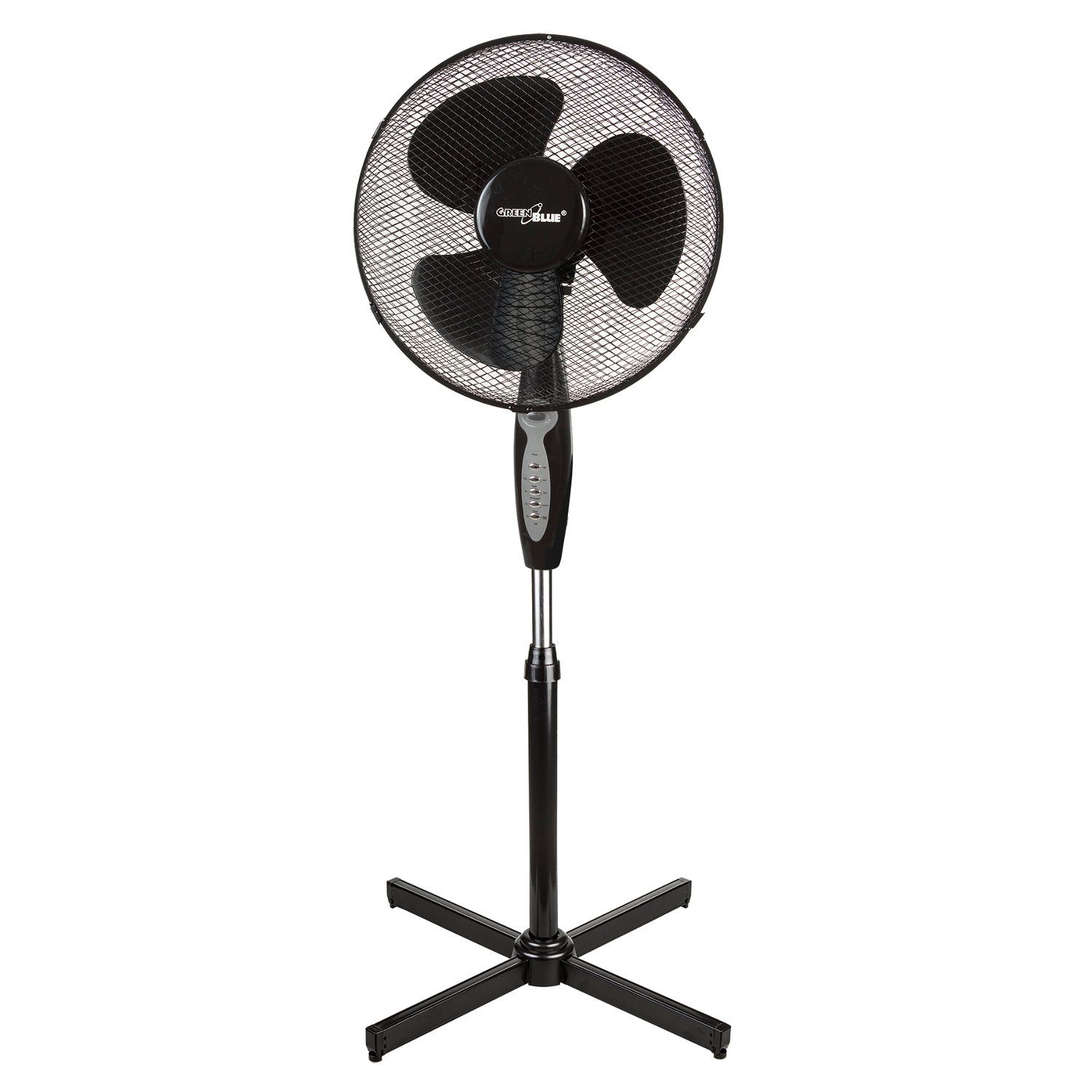 GreenBlue Standventilator GB580, mit Schwenkfunktion, Timer, 3 Betriebsmodi & Fernbedienung