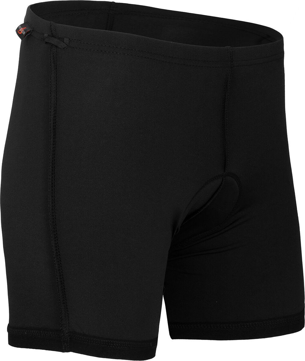 Bergson Fahrradhose VINA Bermuda Damen Radshorts (mit gepolsterter Innenhose), robust, elastisch, Normalgrößen, grau/blau