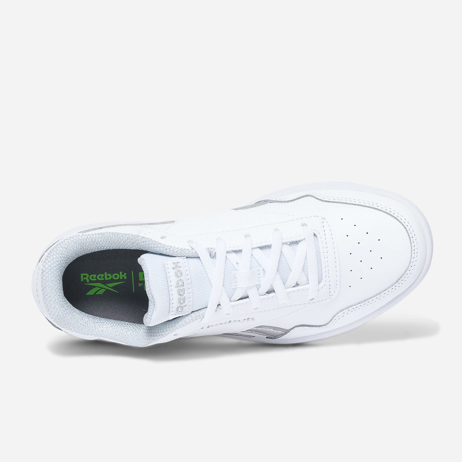 Tennis REEBOK blanche et gris métallisé