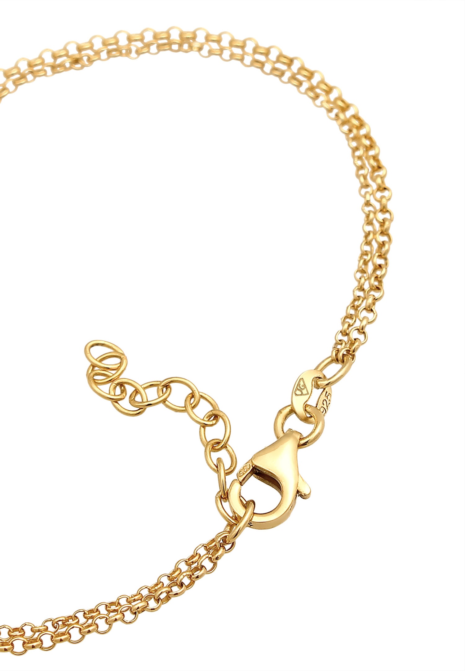 Elli női Infinity Heart pelenka cirkónia kristállyal 925 sterling ezüstből