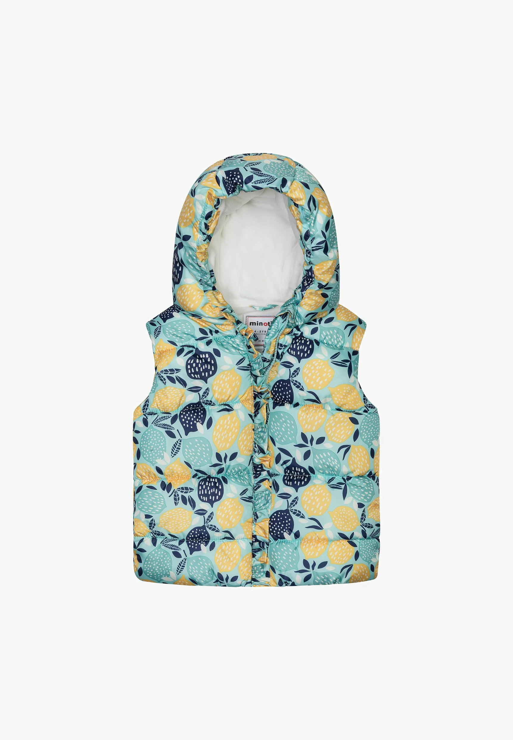MINOTI - Chaqueta acolchada estampada con capucha - Sin mangas