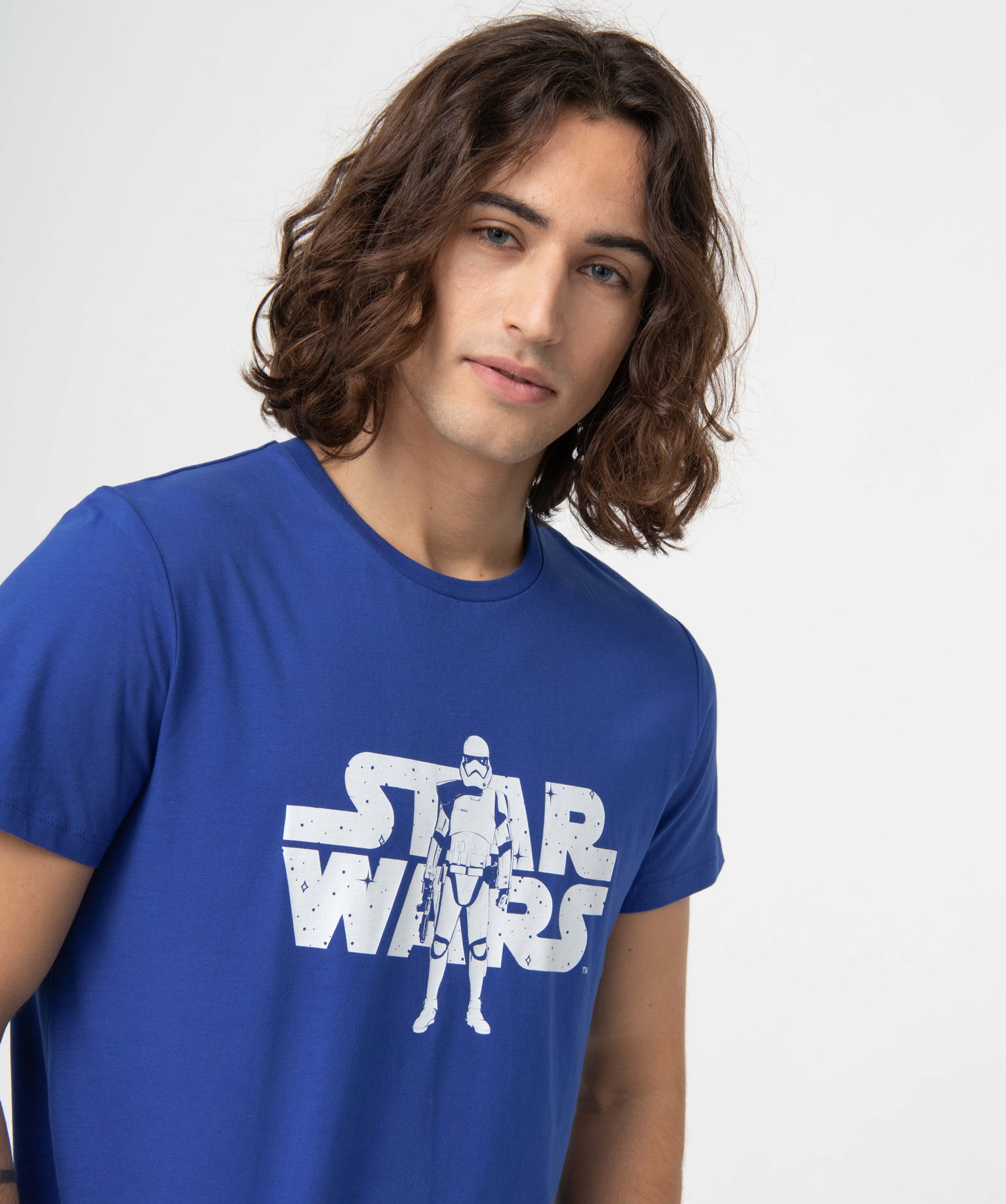 Tee-shirt homme imprimé - Star Wars bleu | GEMO