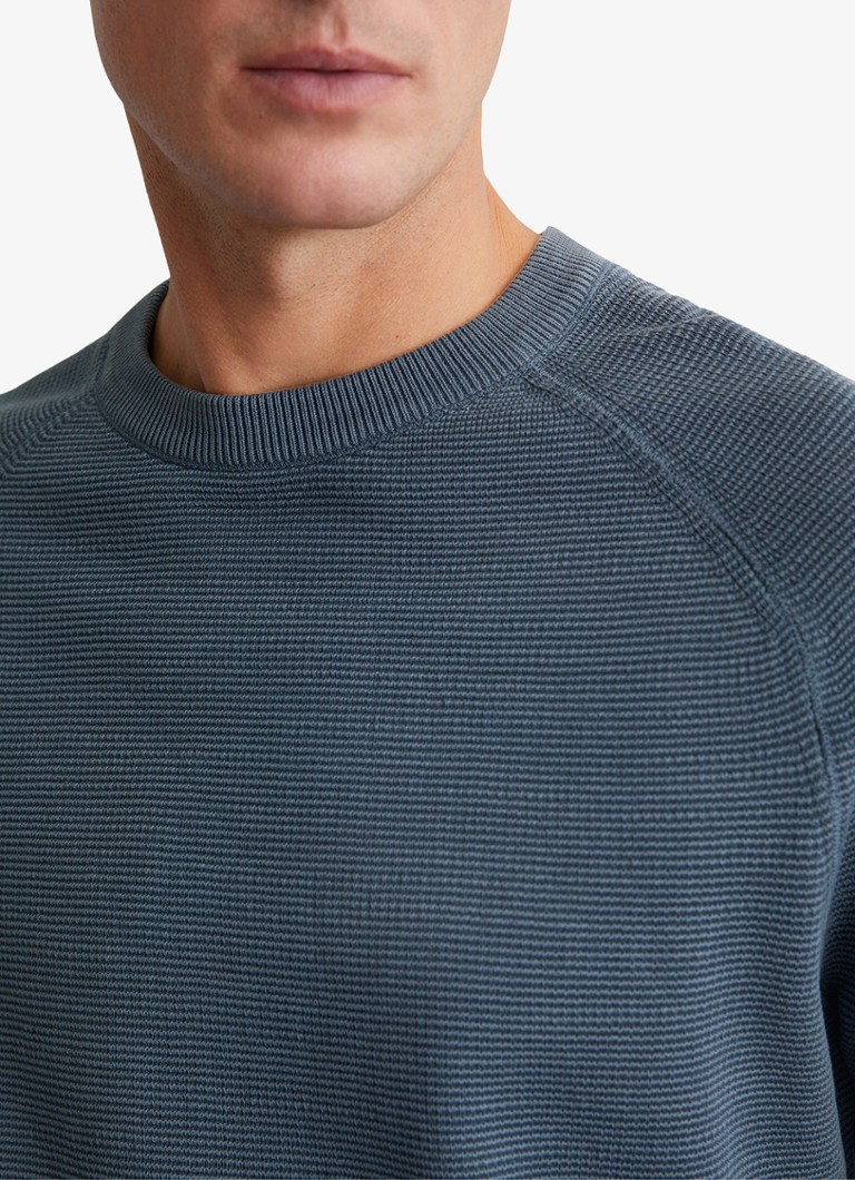 Marc O'Polo Fine-knit organic cotton sweater with round neck