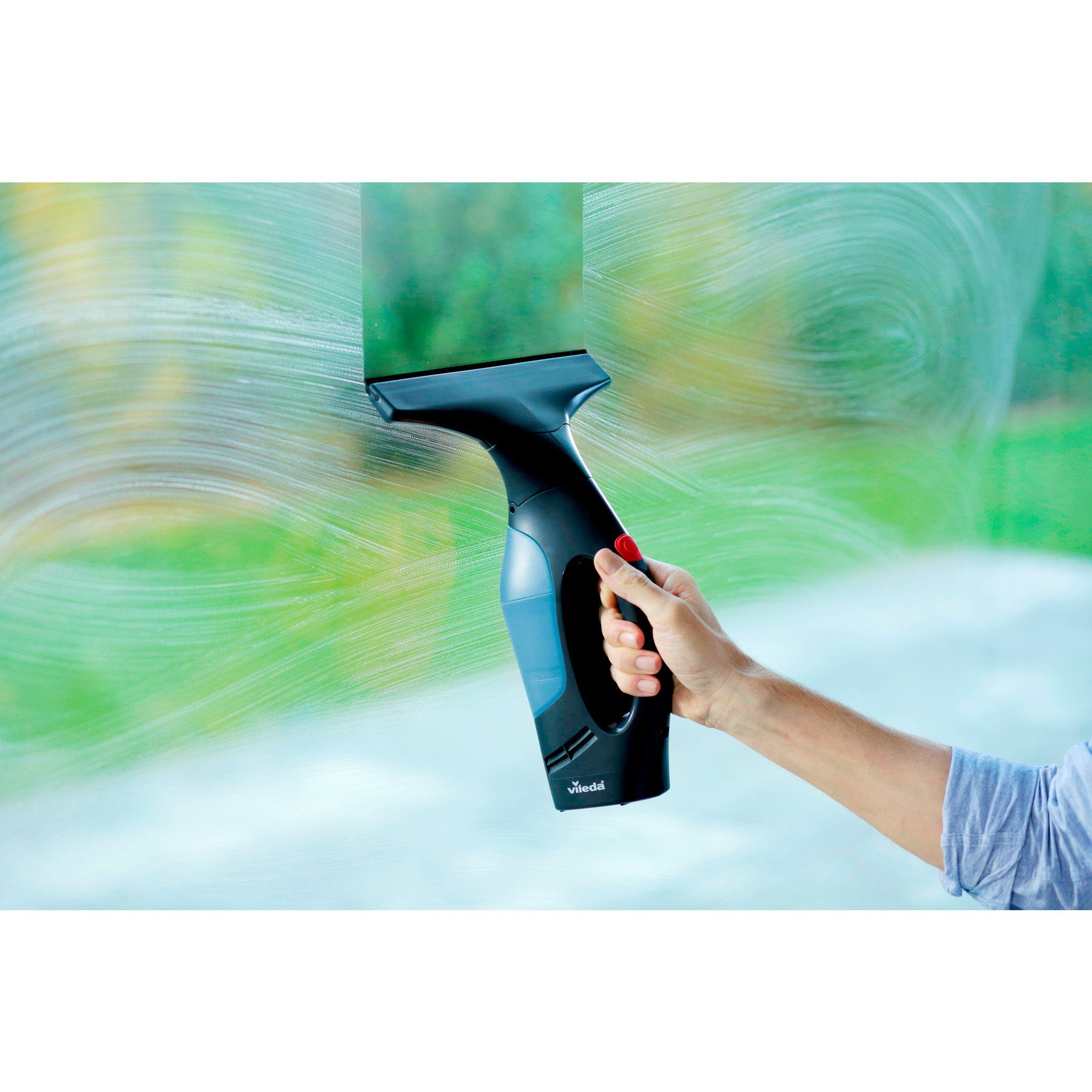 Vileda Nass-Trocken-Akkusauger Vileda Windomatic Power Blue, Fenstersauger