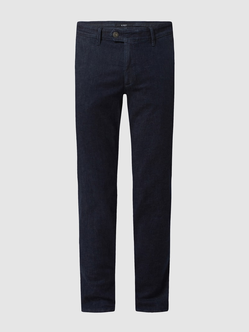 Regular Fit Jeans mit Stretch-Anteil Modell 'John' in marineblau