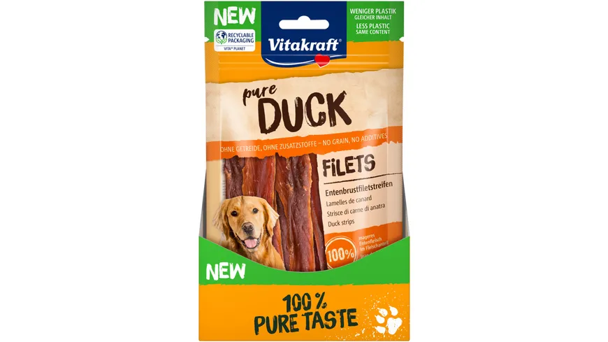 Vitakraft Hundesnack DUCK Entenfleischstreifen 80 g