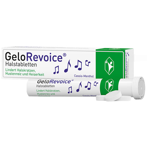 GELOREVOICE Halstabletten Cassis-Menthol Lut.-Tab.  20 St  Lutschtabletten
