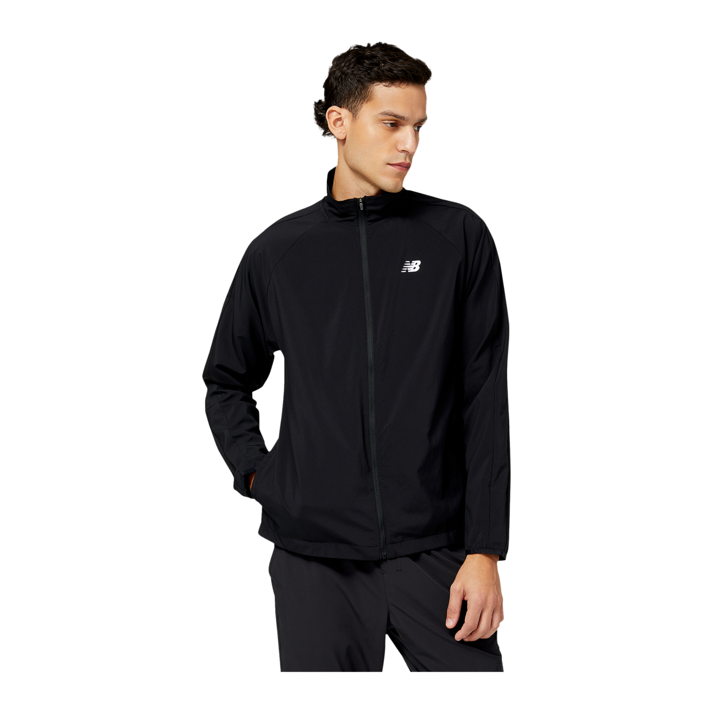 New Balance 5K Jacke Running Schwarz FBK