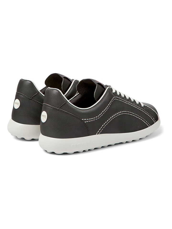 Camper Leder-Sneakers in Anthrazit günstig kaufen